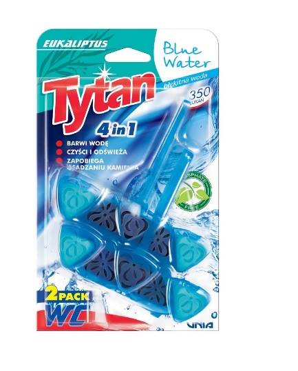 TYTAN WC zawieszka barwiąca 40g - 2szt EUKALIPTUS