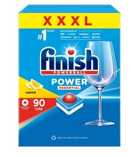 FINISH tabletki do zmywarek 90+2szt ESSENTIAL Lemo