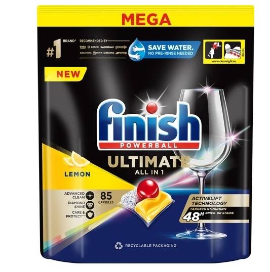 FINISH tabletki do zmywarek - 85szt ULTIMATE Lemon