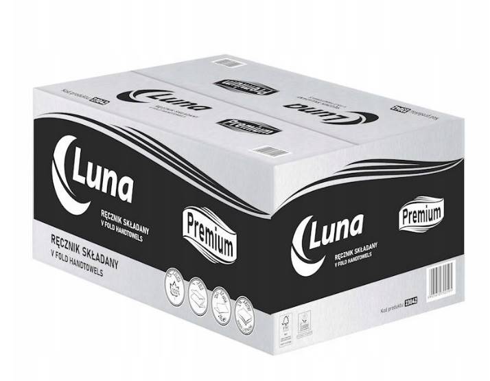 RĘCZNIK Z-Z 3000 BIAŁY celuloza 2w LUNA Prem.23042