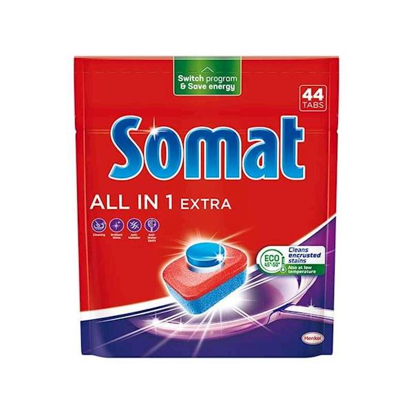 SOMAT tabletki do zmywarki 44szt ALL IN 1 Extra 