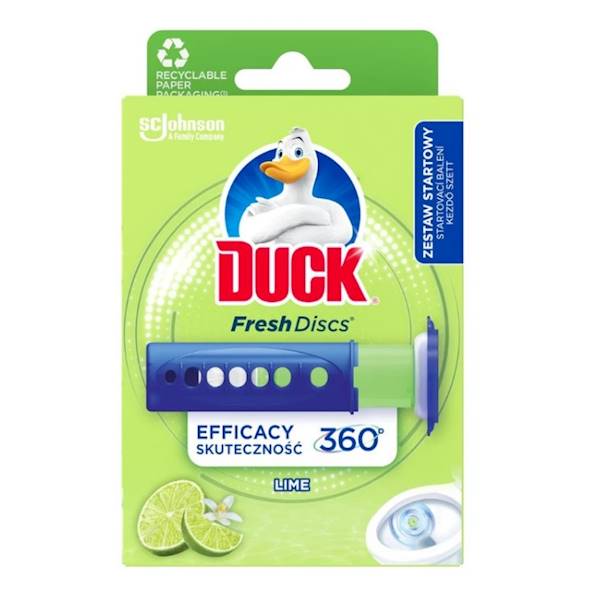 DUCK - kleksy - Fresh Discs LIME 6 użyć STARTER