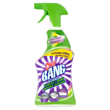 CILLIT BANG 750ml *spray* TŁUSZCZ I SMUGI zielony
