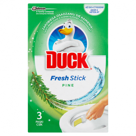 Duck Fresh Stick żelowe paski do toalet 3szt PINE