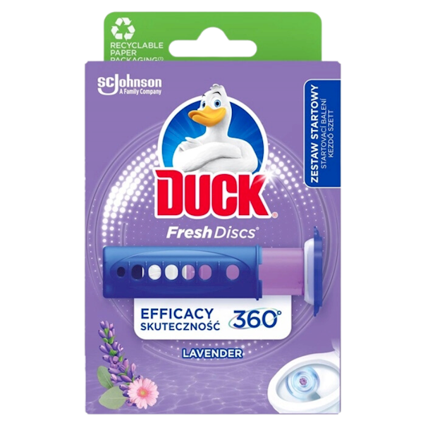 DUCK - kleksy - Fresh Discs LAVENDER 6użyć STARTER