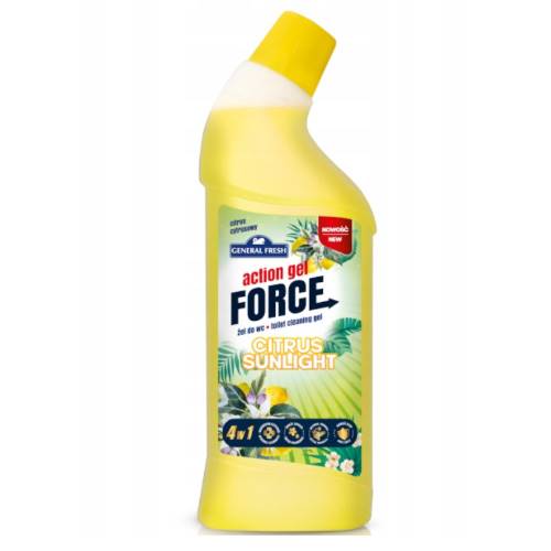 GENERAL FORCE ACTION GEL 1L żel do WC CYTRYNOWY