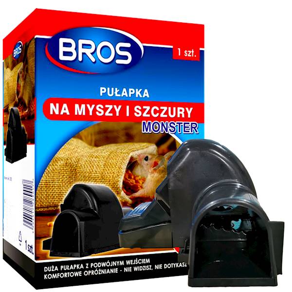 BROS PUŁAPKA NA MYSZY i SZCZURY MONSTER