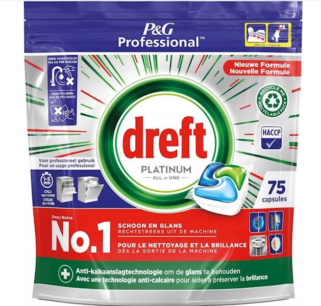 DREFT PLATINUM /typ FAIRY tabletki do zmyw. 75szt 