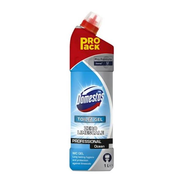 DOMESTOS PF.Toilet GEL 1L OCEAN Zero Limescale