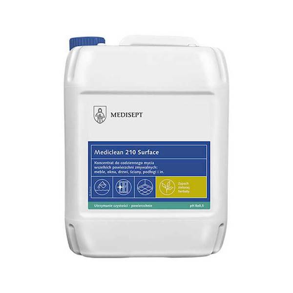 MEDICLEAN MC 210 - 5L do pow.zmyw.ZIELONA HERBATA