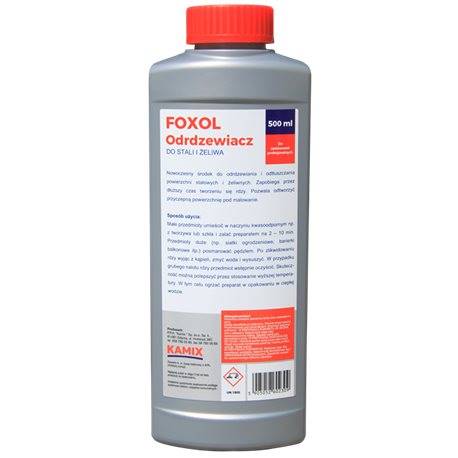FOXOL Kamix odrdzewiacz do stali i żeliwa 500ml