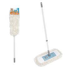 MOP płaski COTTON bawełna z kijem 
