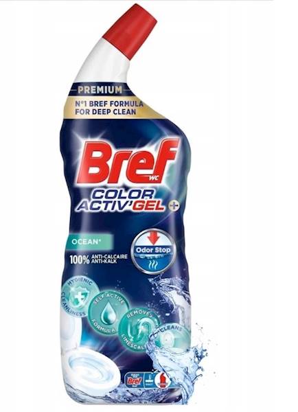 BREF 700ml WC ŻEL OCEAN Power Aktiv GEL