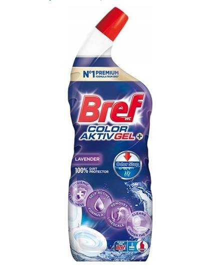 BREF 700ml WC ŻEL LAVENDER Color Aktiv GEL