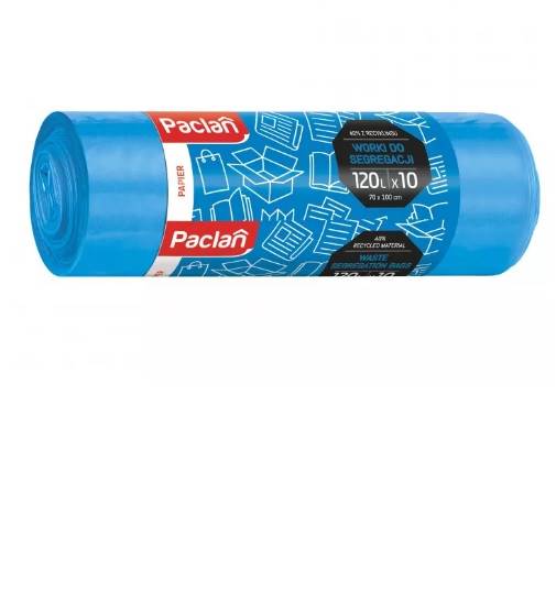 WORKI 120L 10szt NIEBIESKIE SEGREGACJA /20/ PACLAN