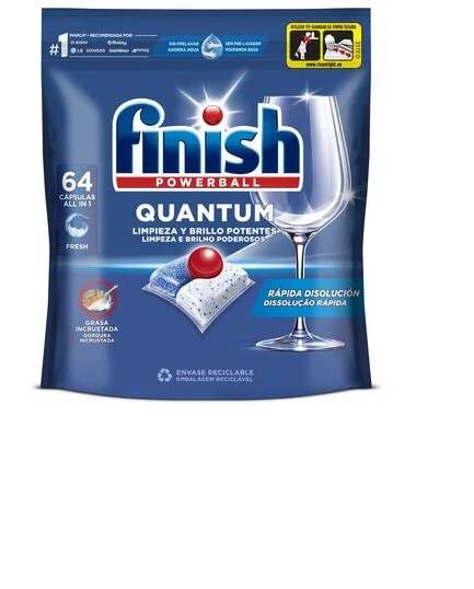 FINISH QUANTUM tabl.do zmywarek - 64szt All in One