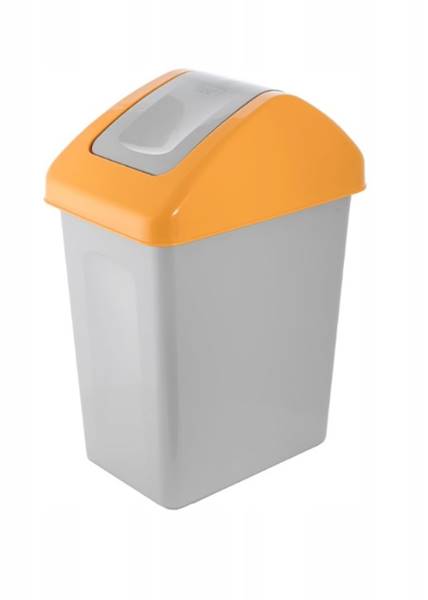 KOSZ uchylny 10L 1310 SEGREGACJA PLASTIK żółta pok