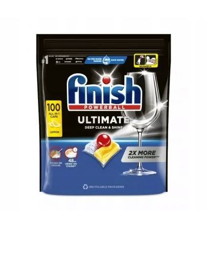FINISH ULTIMATE ECOLABEL kapsu do zmywarki 100szt 