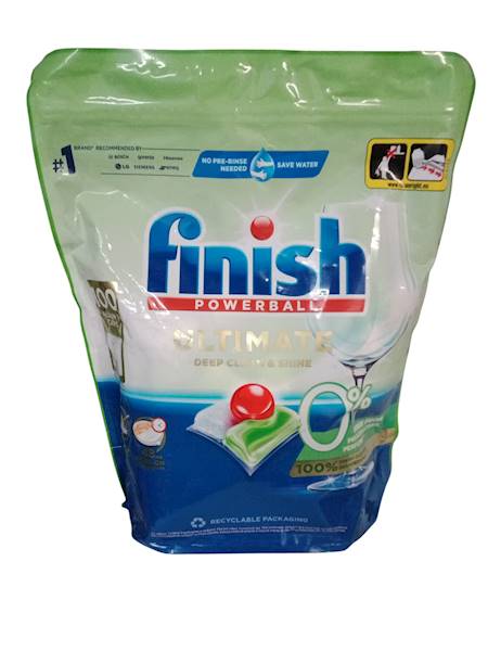 FINISH ULTIMATE ECOLABEL kapsu do zmywarki 100szt 