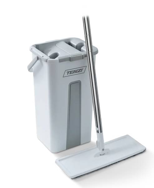 TENZI ZESTAW MOP płaski + wiadro z wycisk.2-komor.