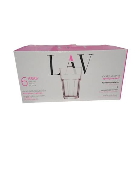 KPL SZKLANEK 365ml 6szt ARAS long drink ARA265 /8/
