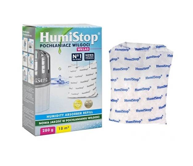 HumiStop POCHŁANIACZ WILGOCI - WKŁAD zapas 280g