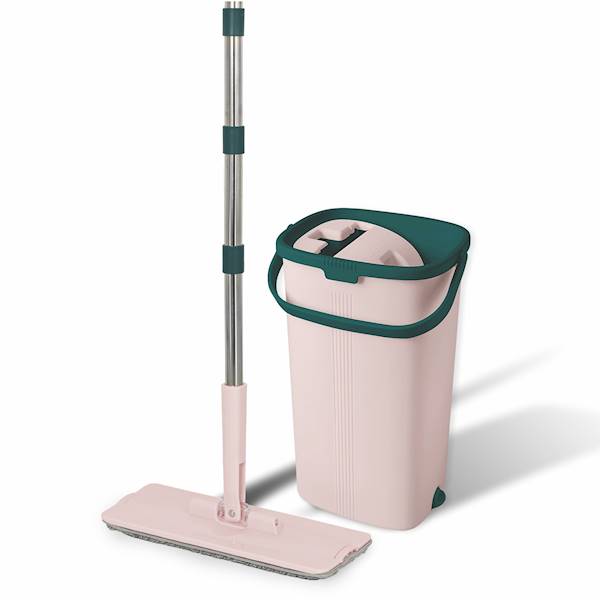 ZESTAW MOP płaski + wiadro z wycisk.2-komor. HANDY