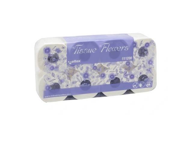CELTEX PAPIER toalet 8szt TISSUE FLOWERS 11200 /9/