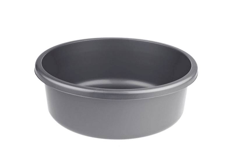 MISKA 41cm - 13L okrągła srebrna VICKY DI9165