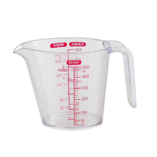 MIARKA KUCHENNA 0,5L kubek z miarką