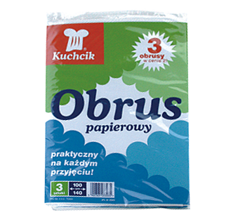 OBRUS papierowy 3szt 100x140 KUCHCIK 3303
