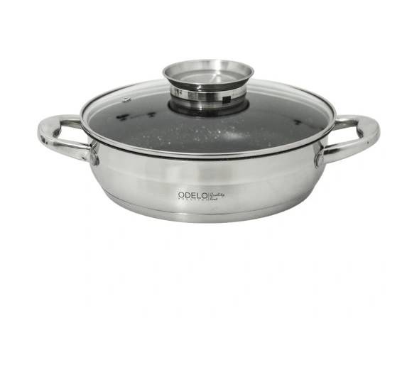PATELNIA 24cm stal/ rondel  GreblonC3 VELIO OD1670