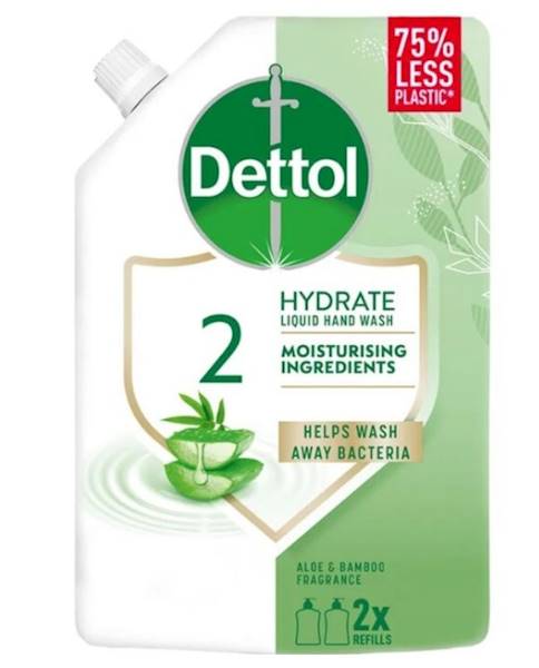 DETTOL mydło 500ml ZAPAS Aloe Vera do doz.pompkow.