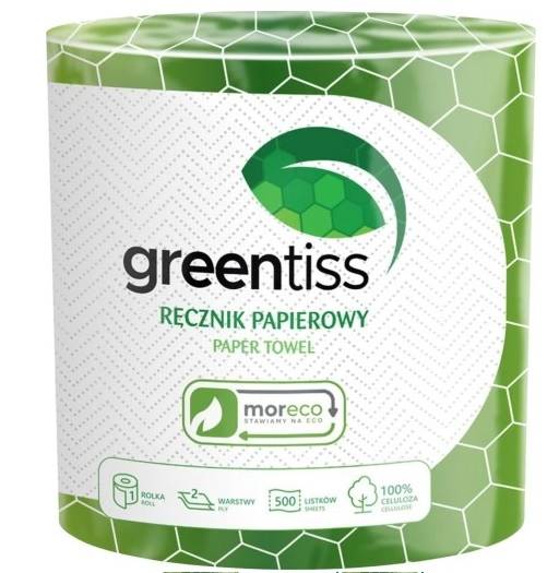 RĘCZNIK JUMBO biały celul.2w GREENTISS 500-listków