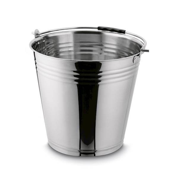 WIADRO 12L nierdzewne PURO