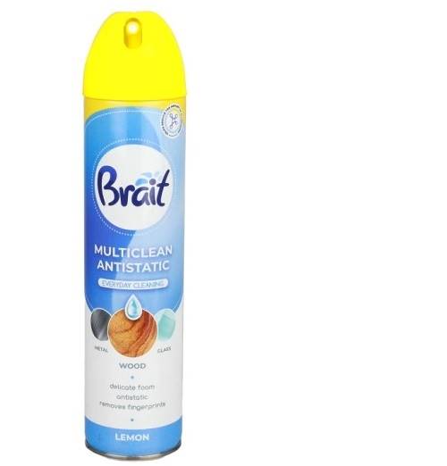 BRAIT MULTICLEAN Antistatic 300ml LEMON spray
