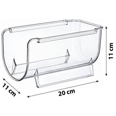 ORGANIZER DO BUTELEK 20cm EASYFORM CLEAR EP-633