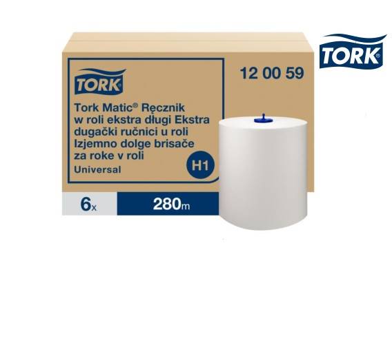 TORK RĘCZNIK Matic H1 BIAŁY 1w univer.6szt 120059