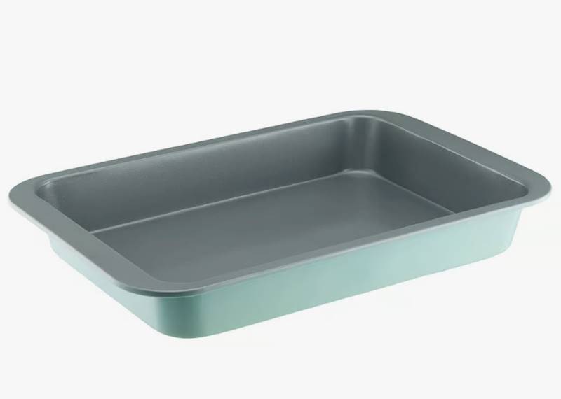 FORMA/BLACHA DO CIASTA 36x24cm FERN szałwia 59694