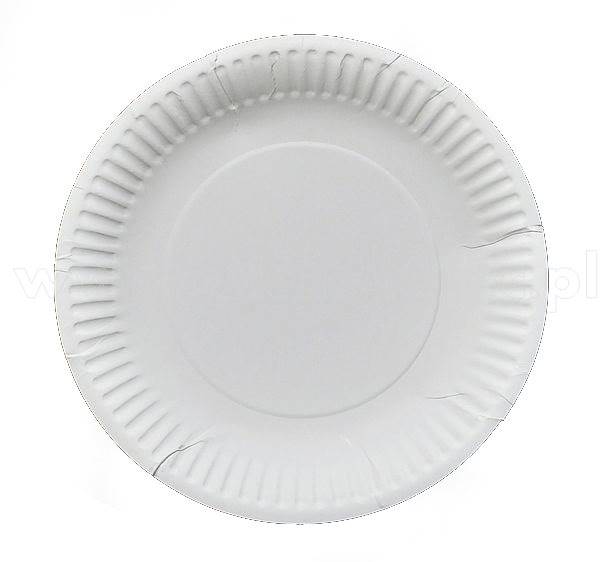 TALERZ jednorazowy 18cm/17,5 100szt PAPIEROWY T022