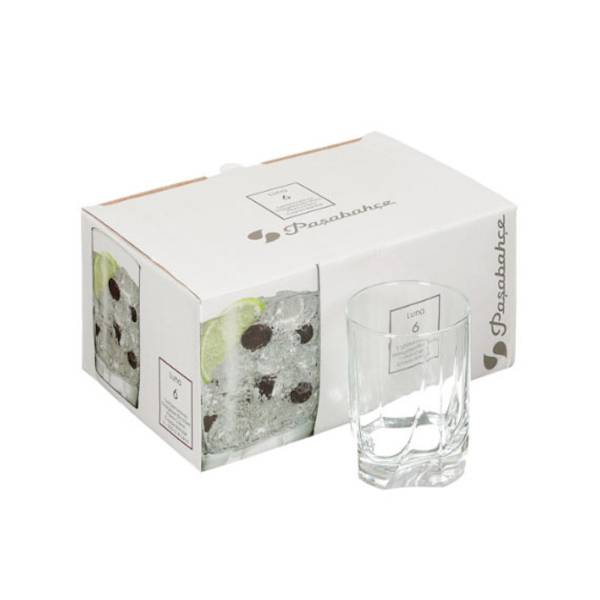 KPL SZKLANEK 250ml - 6szt LUNA  PS-42378