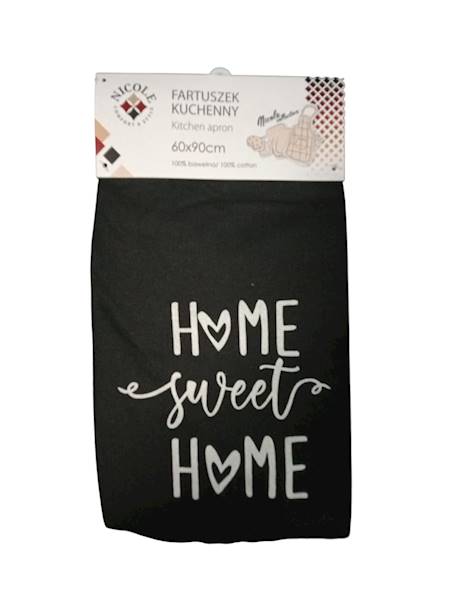FARTUCH KUCHENNY 60x90cm czarny NICOLE Home Sweet