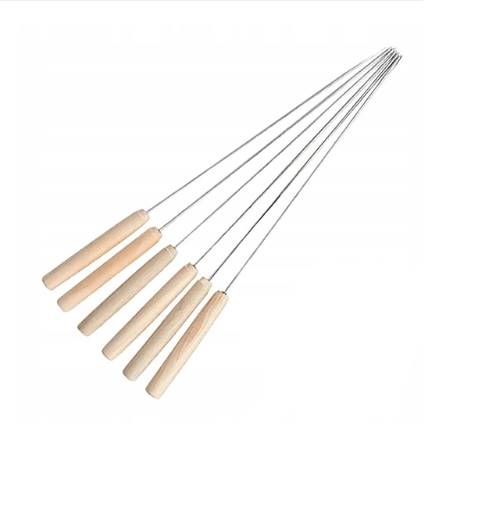 SZPILKI DO SZASZŁYKÓW 49cm - 6szt metal. DI612