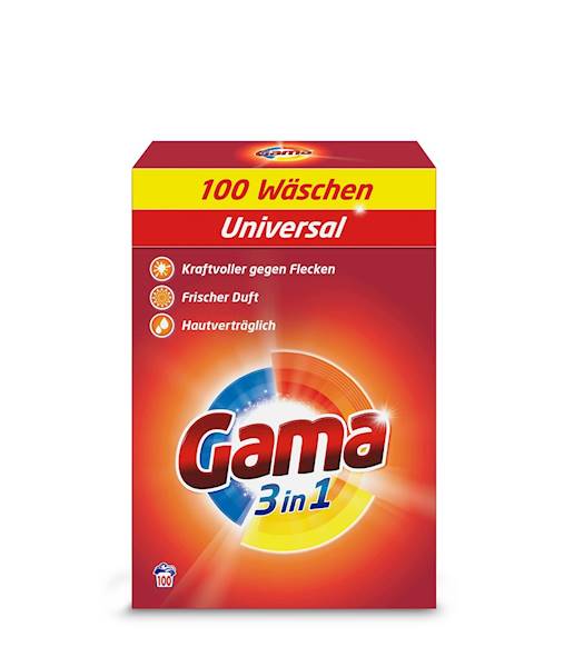 GAMA (VIZIR) 6kg 100P proszek UNIVERSAL