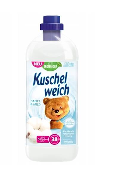 KUSCHELWEICH płyn do płukania 1L SANFT MILD biały