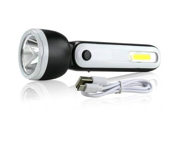 LATARKA LED 3W TIROSS litowo-jonowa LED/USB TS1854