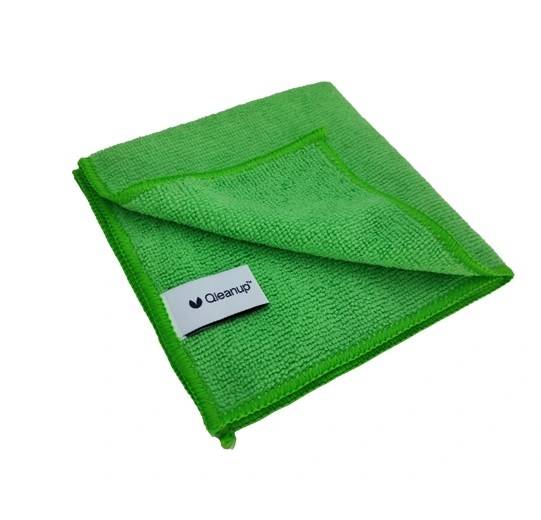 ŚCIERKA mikrofibra 30x30 -10szt 250g QLEANUP GREEN