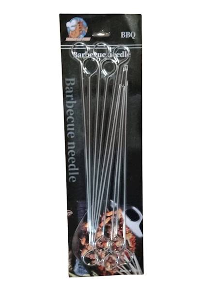 SZPILKI DO SZASZŁYKÓW 30cm 10szt metalowe BBQ