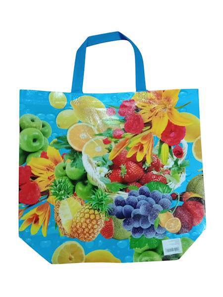 TORBA laminowana na zakupy 37x52cm (M) OWOCE 29008