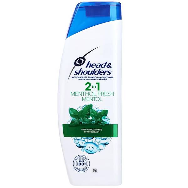 Head&Shoulders SZAMPON 400ml MENTOL FRESH 2in1